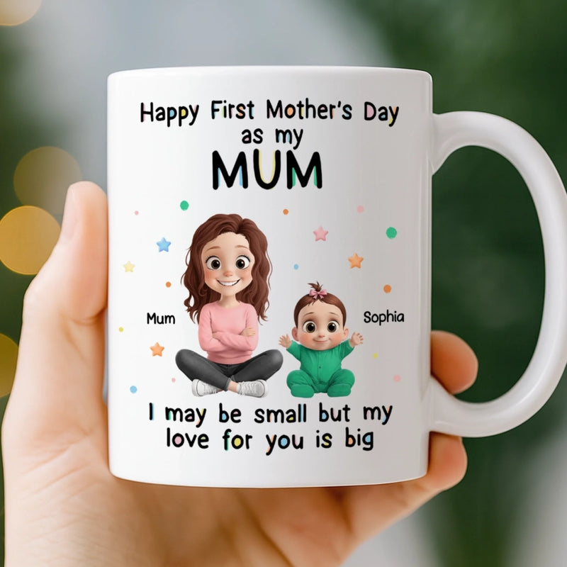 Custom Mug - Personalized Baby Shower, Gender Reveal Gifts For New Moms, New Dads, New Parents - Tiny Life Endless Love