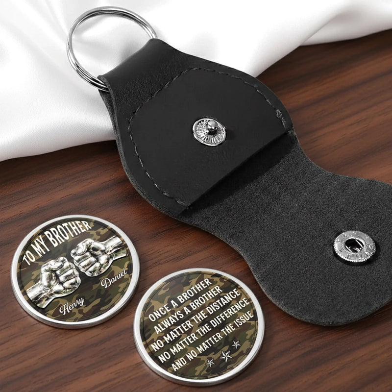 Custom Pocket Hug - Personalized Birthday Gifts For Brother - Forever Proud To Be Brothers