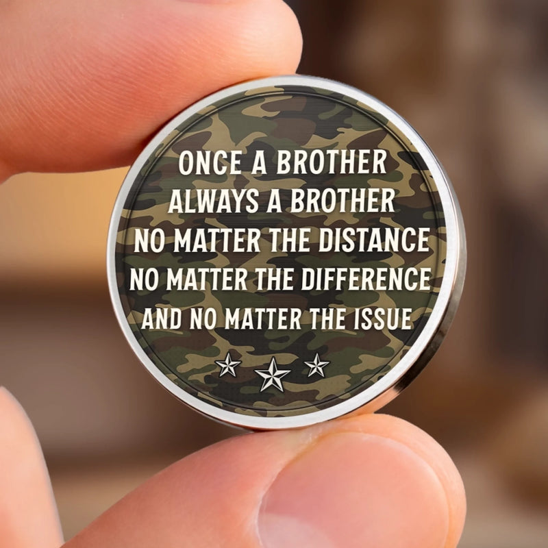 Custom Pocket Hug - Personalized Birthday Gifts For Brother - Forever Proud To Be Brothers