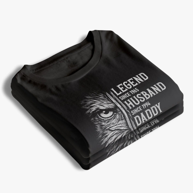 Custom Unisex T-shirt, Premium T-shirt, Hoodie - Personalized  4th Of July Gifts For Dad, Grandpa, Husband - Born To Be Free