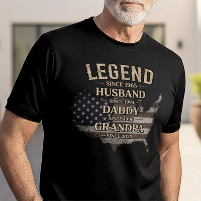 Custom Unisex T-shirt, Premium T-shirt, Hoodie - Personalized 4th Of July Gifts For Dad, Grandpa, Husband - Home Of The Brave
