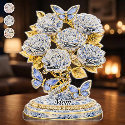 Custom Acrylic Plaque - Personalized Mother's Day Gifts For Mom, Grandma - Mom Is My Forever