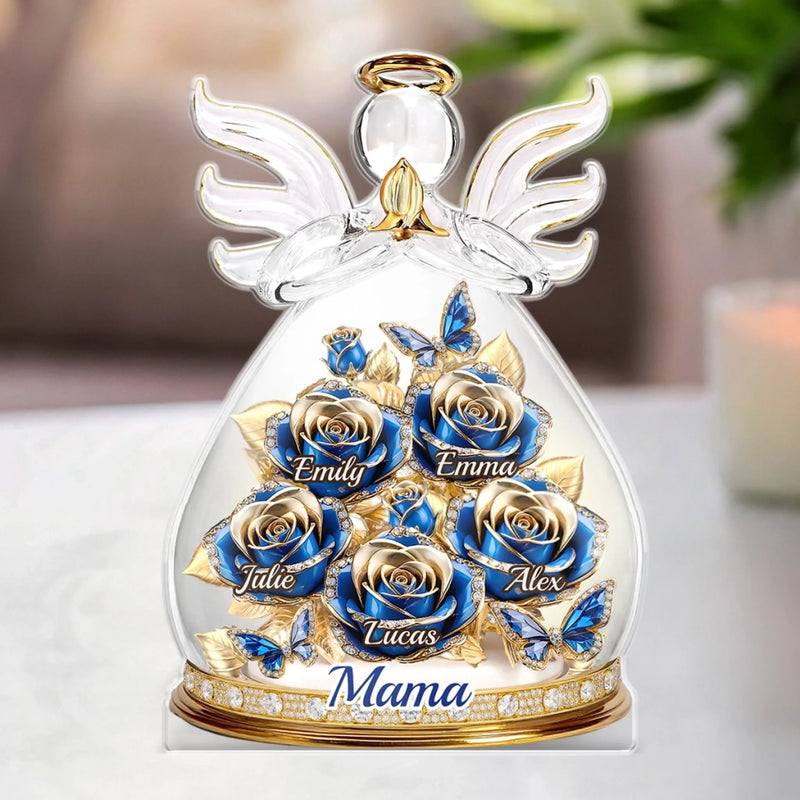 Custom Acrylic Plaque - Personalized Mother's Day Gifts For Mom, Grandma - An Angel’s Embrace Of Love