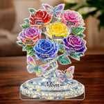 Custom Acrylic Plaque - Personalized Mother's Day Gifts For Mom, Grandma - Grandma Love Lives Forever