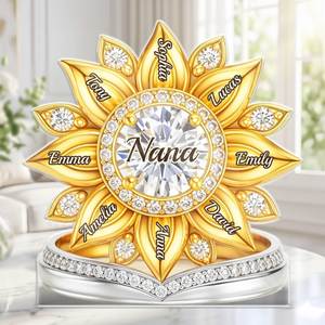 Custom Acrylic Plaque - Personalized Mother's Day Birthday Gifts For Mom, Grandma - A Golden Symbol Of Togetherness