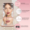 Custom LED Compact Makeup Mirror - Personalized Birthday Gifts For Daughter - Daughter Love Pure And Strong