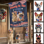 Custom Flag - Personalized America 250th Anniversary Gifts For Dog Lovers, Dog Dads, Dog Moms - Pawty In The USA