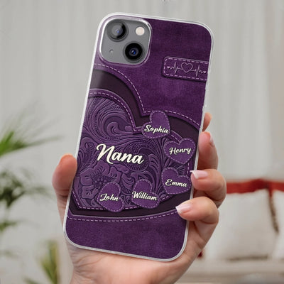 Custom Clear Phone Case - Personalized Mother's Day Birthday Gift For Mum, Grandma - A Daily Reminder Of Family