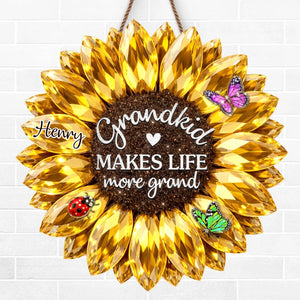 Custom Wood Sign - Personalized Birthday Gifts For Mom, Grandma - Thank You For Everything