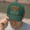 Custom Vintage Washed Denim Baseball Cap - Personalized Birthday Gifts For Dad, Grandpa, Husband - Strong And Kind