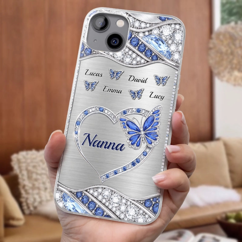 Custom Clear Phone Case - Personalized Mother's Day Birthday Gifts For Mom, Grandma - Mother’s Day, Held With Grace