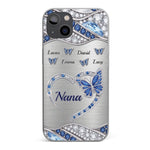Custom Clear Phone Case - Personalized Mother's Day Birthday Gifts For Mom, Grandma - Mother’s Day, Held With Grace