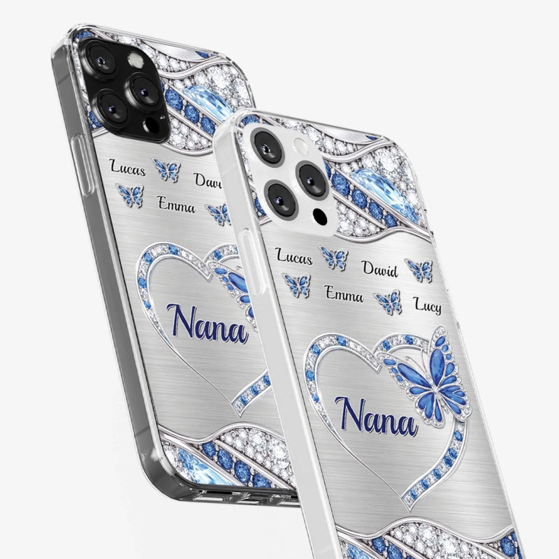 Custom Clear Phone Case - Personalized Mother's Day Birthday Gifts For Mom, Grandma - Mother’s Day, Held With Grace