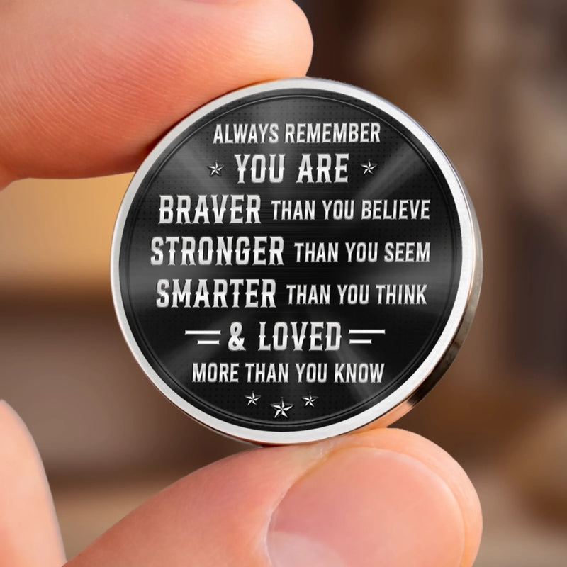 Custom Pocket Hug - Personalized Birthday Gifts For Brother - Raised Together As Brothers