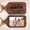 Custom Photo Wooden Keychain - Personalized Anniversary Wedding Gifts For Husband And Wife, Him And Her - You Make Moments Matter