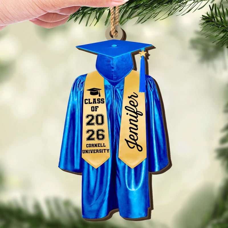 Custom Wood, Acrylic Ornament - Personalized Graduation Christmas Birthday Gifts For Brothers, Sisters, Siblings - Be The Best Of Whatever You Are