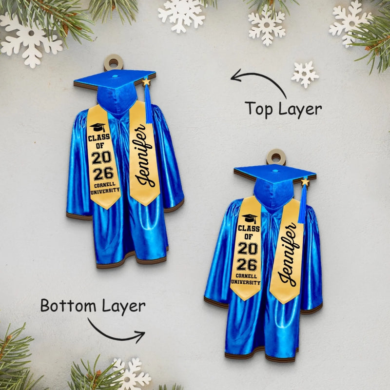 Custom Wood, Acrylic Ornament - Personalized Graduation Christmas Birthday Gifts For Brothers, Sisters, Siblings - Be The Best Of Whatever You Are