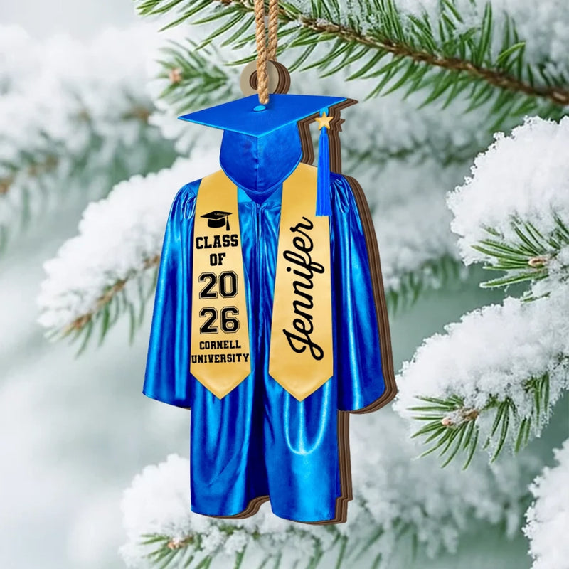 Custom Wood, Acrylic Ornament - Personalized Graduation Christmas Birthday Gifts For Brothers, Sisters, Siblings - Be The Best Of Whatever You Are
