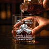 Custom Whiskey Glass - Personalized Birthday Gifts For Brother - Brothers Strong At Heart