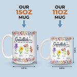 Custom 3D Inflated Effect Printed Mug - Personalized Mother's Day Gifts For Mom, Grandma - Grandkids Make Life Sweet