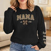 Custom Unisex Sweatshirt, Hoodie With Design On Sleeve - Personalized Mother's Day Gifts For Mom, Grandma - Mom Heart Full Of Love