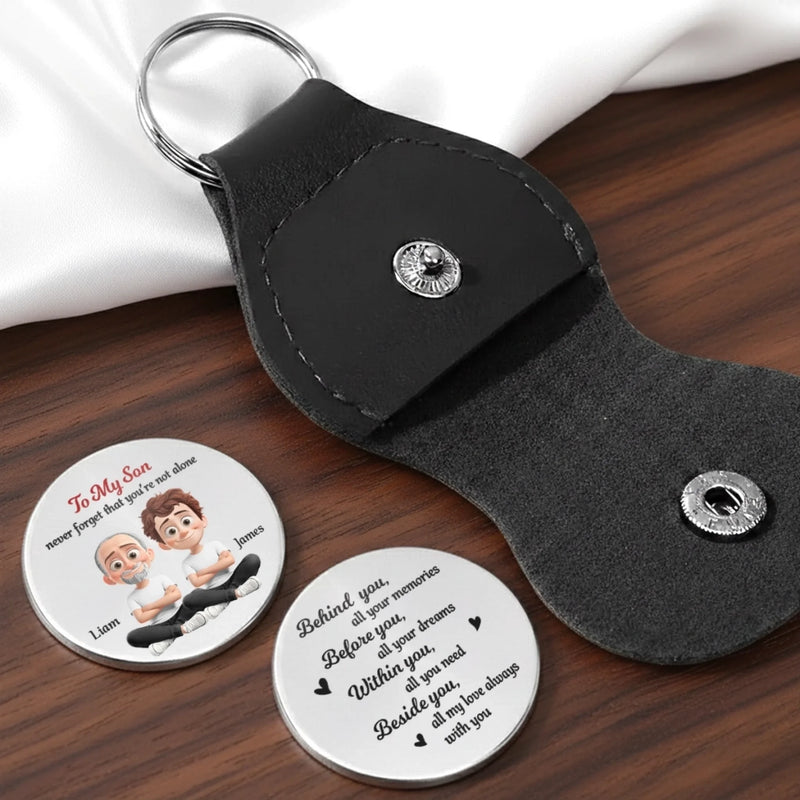 Custom Pocket Hug - Personalized Birthday Gifts For Mom, Dad, Daughter, Son - Family Love Guides You