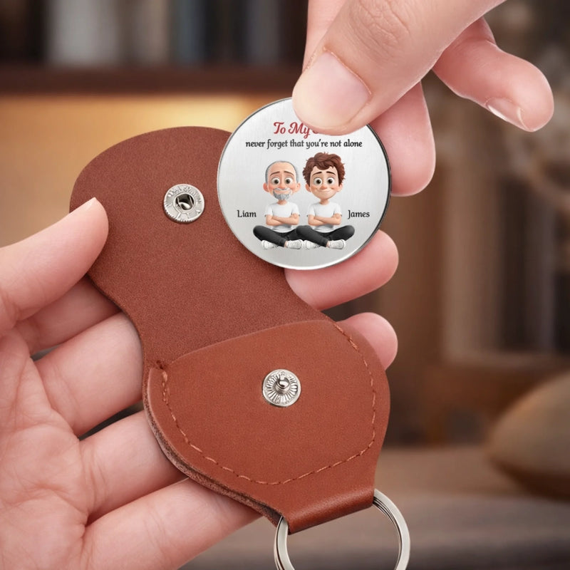 Custom Pocket Hug - Personalized Birthday Gifts For Mom, Dad, Daughter, Son - Family Love Guides You