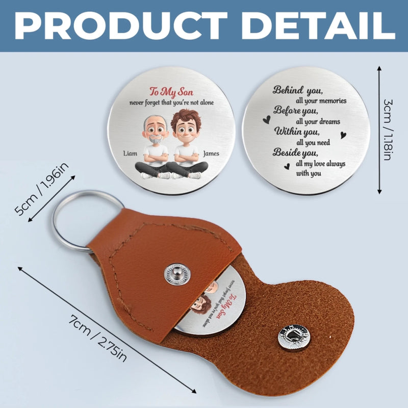 Custom Pocket Hug - Personalized Birthday Gifts For Mom, Dad, Daughter, Son - Family Love Guides You