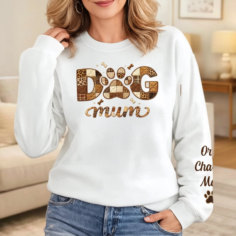 Custom Unisex Sweater, Hoodie With Design On Sleeve - Personalized Birthday Gifts For Dog Cat Lovers, Dog Dad And Mom, Cat Owners - Fur Ever Loved