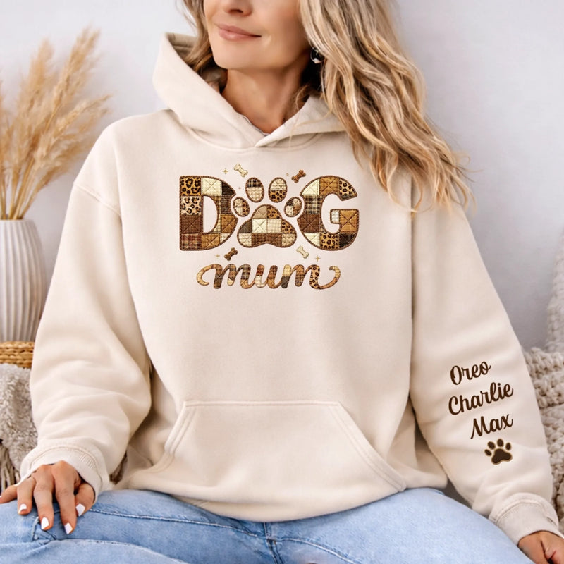 Custom Unisex Sweater, Hoodie With Design On Sleeve - Personalized Birthday Gifts For Dog Cat Lovers, Dog Dad And Mom, Cat Owners - Fur Ever Loved