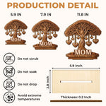 Custom 2-Layered Wooden Plaque - Personalized Mother's Day Birthday Gifts For Mom, Grandma - Love That Branches Forever
