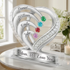 Custom Acrylic Plaque - Personalized Mother's Day Birthday Gifts For Mom, Grandma - A Heart Full Of Sparkle