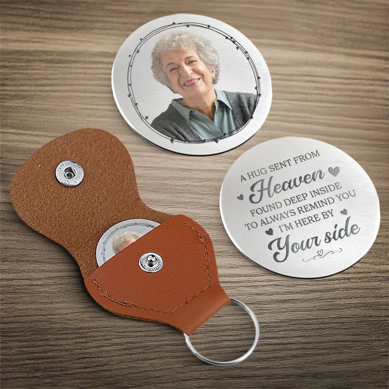 Custom Photo In Memory’s Pocket, You’re Always Close - Memorial Personalized Custom Pocket Hug - New Arrival, Sympathy Gift For Family Members AMZ