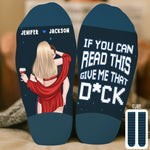 Custom Crew Socks - Personalized Anniversary Wedding Gifts For Husband, Wife, Couple - Fabulous Night With You