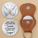 Custom Pocket Hug - Personalized Anniversary Wedding Gifts For Husband And Wife, Him And Her - Sent With Love