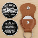 Custom Pocket Hug - Personalized Birthday Gifts For Brother - Real Bros Stand Together