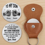Custom Pocket Hug - Personalized Birthday Gifts For Son - My Little Boy Yesterday, My Friend Today