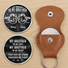 Custom Pocket Hug - Personalized Birthday Gifts For Brother - Brothers Mean Forever