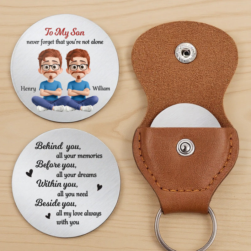 Custom Pocket Hug - Personalized Birthday Gifts For Mom, Dad, Daughter, Son - Family Love Guides You