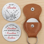 Custom Pocket Hug - Personalized Best Friend Birthday Gifts For Women, Besties, Sisters, BFF - Right Here Always
