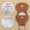 Custom Pocket Hug - Personalized Anniversary Wedding Gifts For Husband And Wife, Him And Her - Forever In My Palm