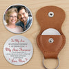 Custom Photo Pocket Hug - Personalized Birthday Gifts For Mom, Dad, Son - Home Is Wherever You Are