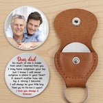 Custom Photo Thank You For Always Being My Guide - Family Personalized Custom Pocket Hug - Father's Day, Gift For Dad