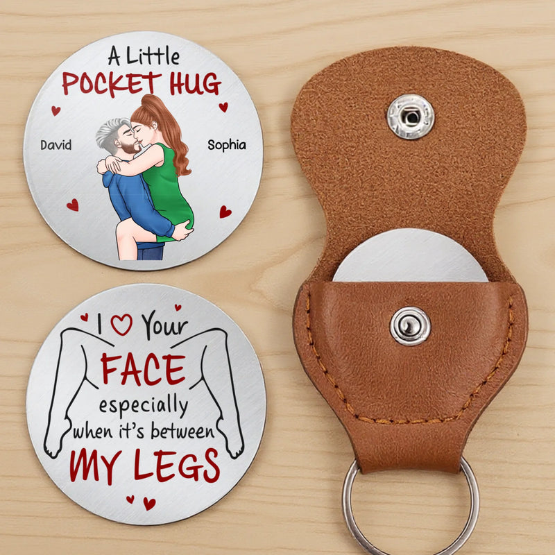 Custom Pocket Hug - Personalized Anniversary Wedding Gifts For Husband And Wife, Him And Her - Together We Always Choose Us