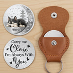 Custom Name Sleeping Dog Gifts for Dog Lovers - Personalized Pocket Hug
