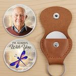 Custom Photo Cardinal Pocket Hug - Personalized Memorial Sympathy Gifts For Loss Of Mom, Dad - Still Beside Me