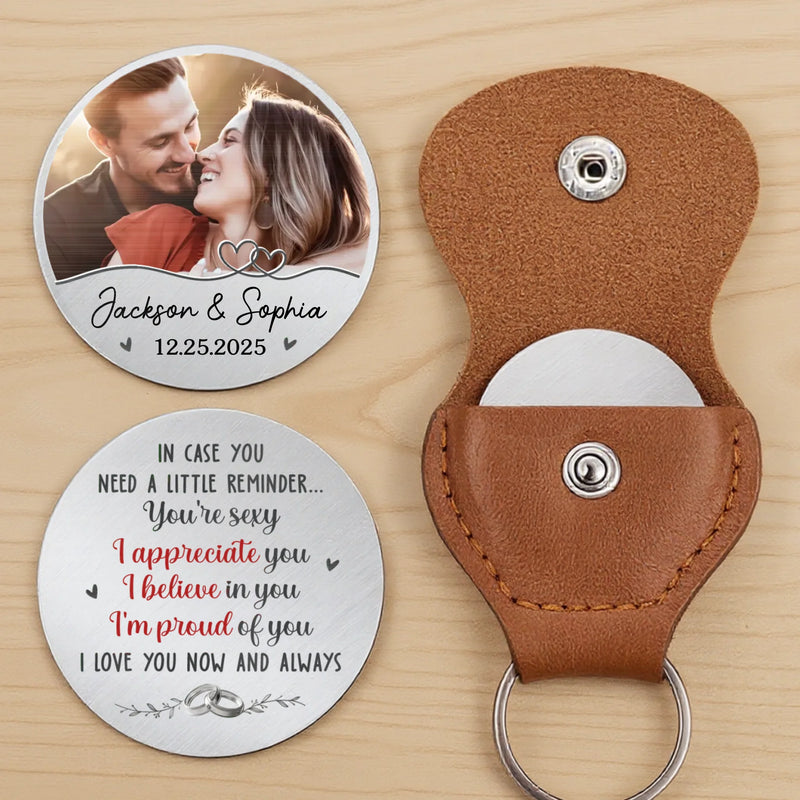 Custom Photo Pocket Hug - Personalized Anniversary Wedding Gifts For Husband And Wife, Him And Her - You Are My Forever Home