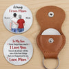 Custom Pocket Hug - Personalized Birthday Gifts For Mom, Son, Daughter - Love You Beyond Words