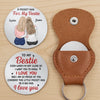 Custom Pocket Hug - Personalized Best Friend Birthday Gifts For Women, Besties, Sisters, BFF - A Million Memories One Unbreakable Bond