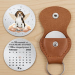 Custom Photo Pocket Hug - Personalized Pet Memorial Sympathy Gifts For Dogs, Cats - Pawprints Stay On My Heart
